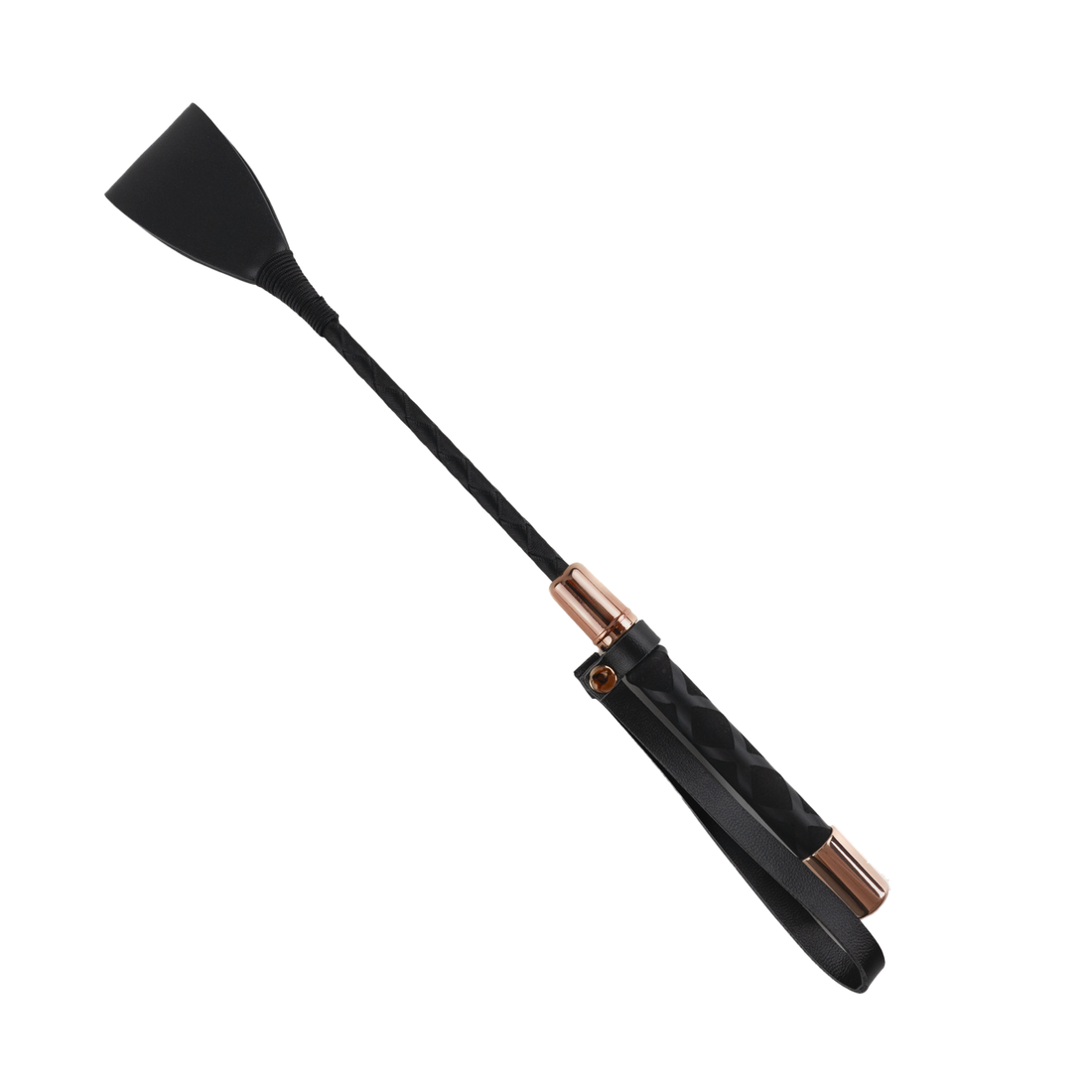 Opwindende zweep van kunstleer